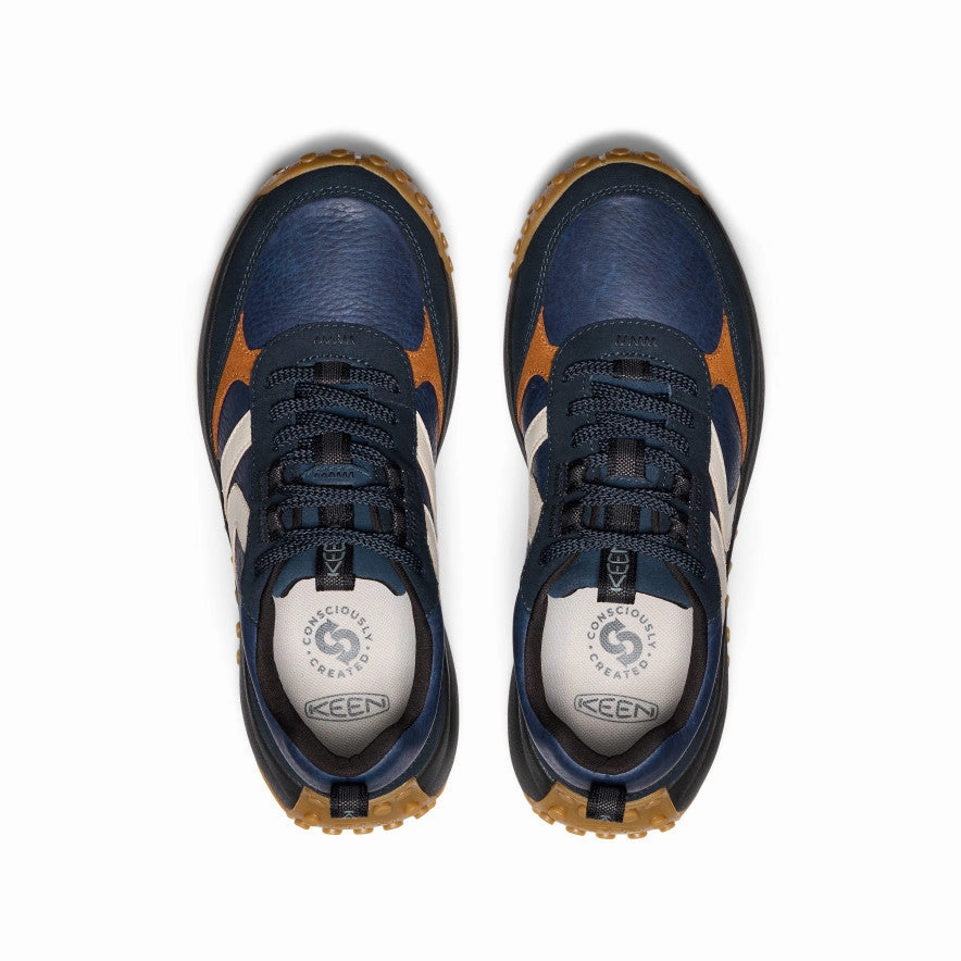 Women's KS86 Leather Sneaker  |  Sky Captain/Birch