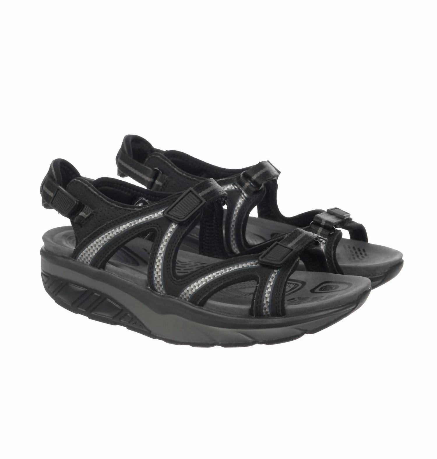 Women's Lila 6 Sport Sandal In Black/charcoal Grey