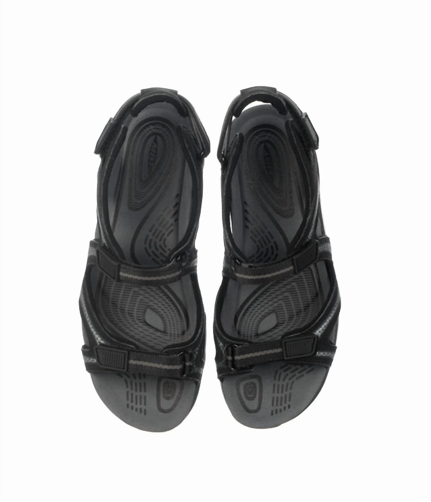 Women's Lila 6 Sport Sandal In Black/charcoal Grey