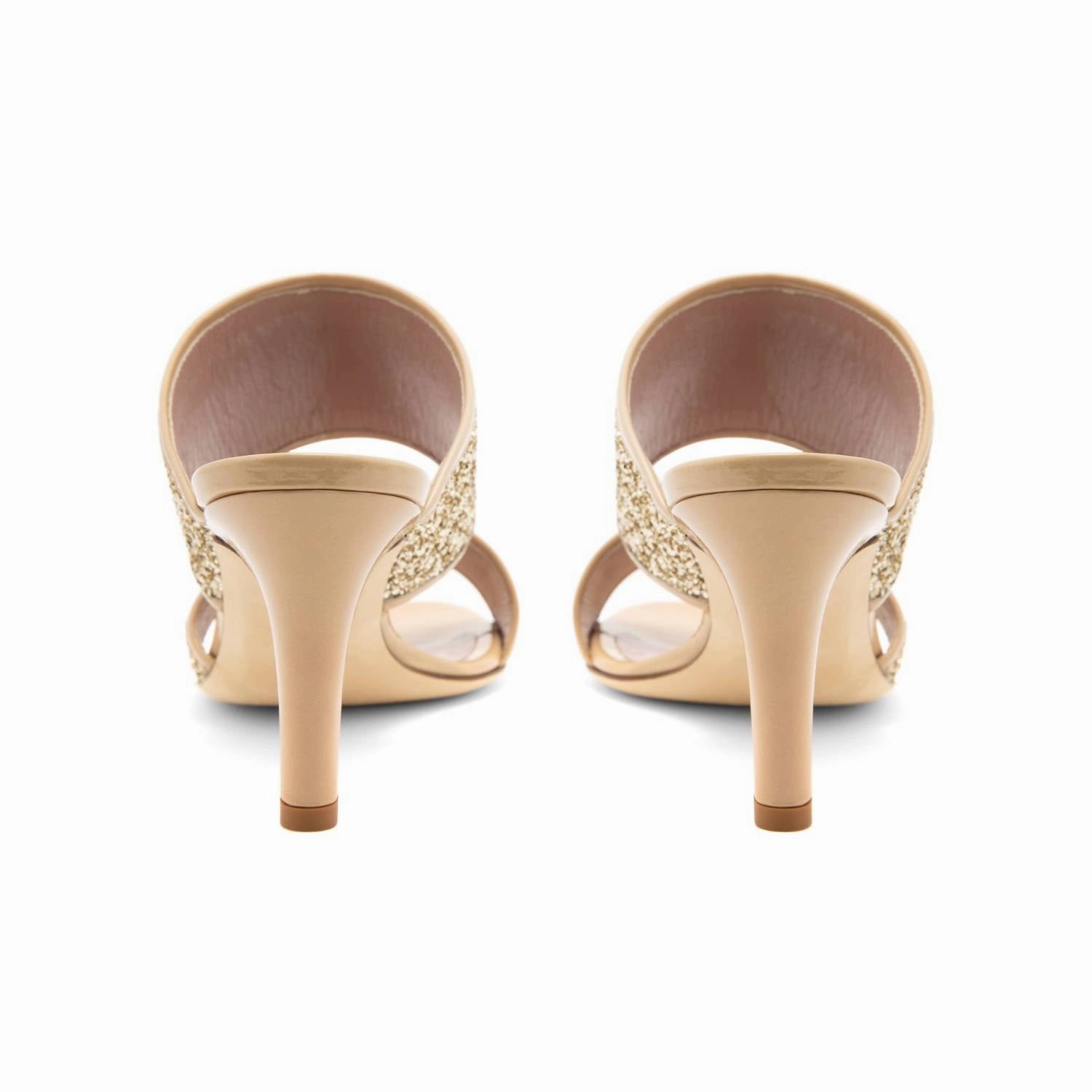Women's Nicole Sandal In Glitter Gold Sand
