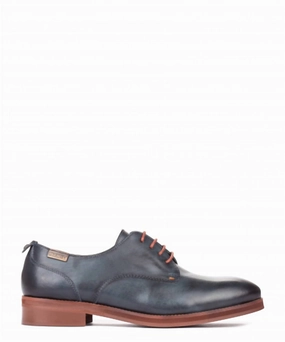 Women's Royal Leather Lace Up Shoe In Black
