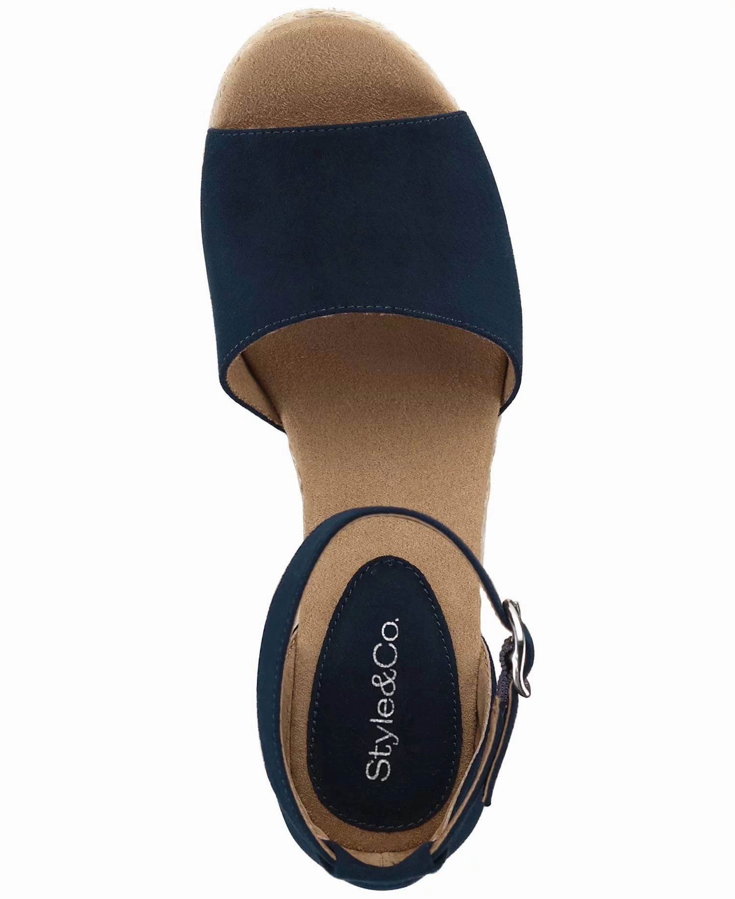Women's Seleeney Wedge Sandals In Navy