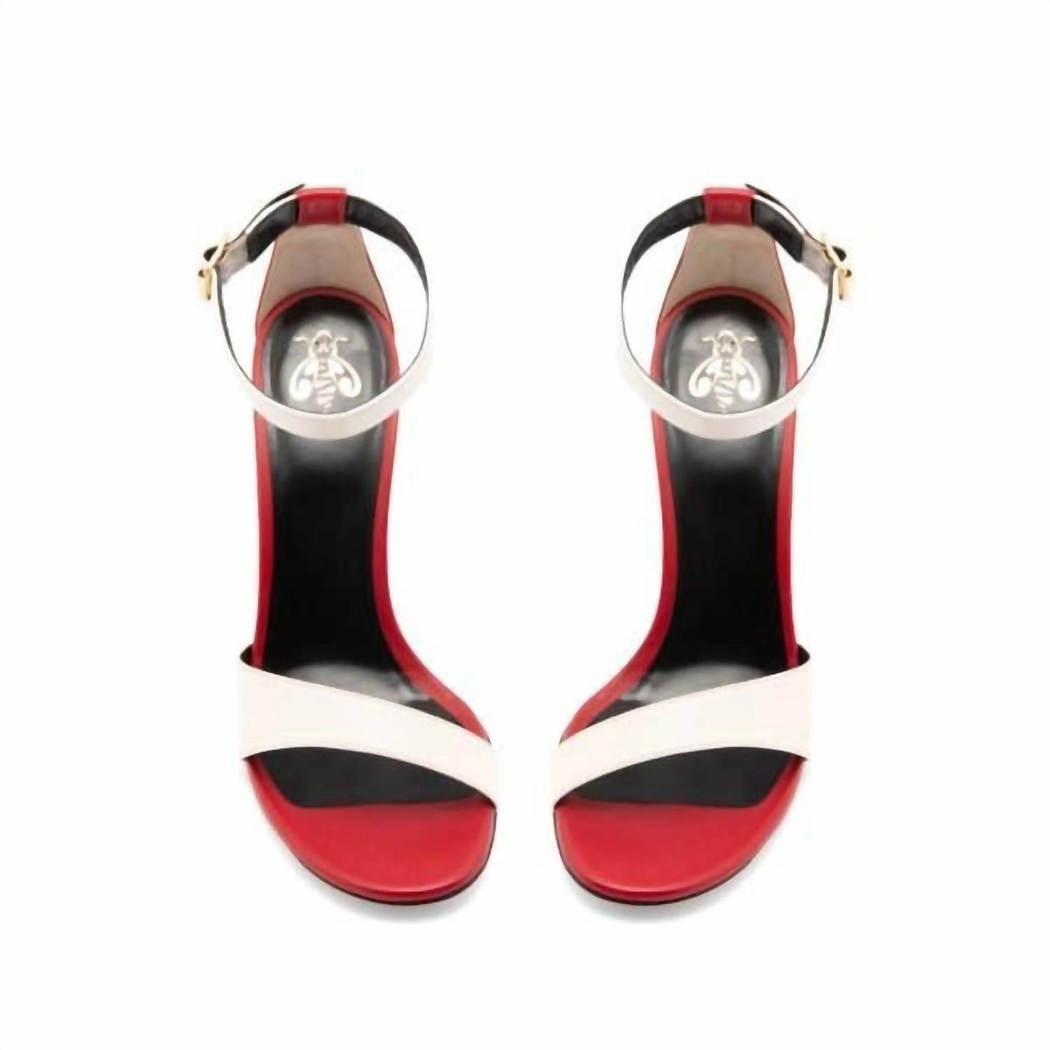 Women's Sophie Nappa Sandal In Red/cream