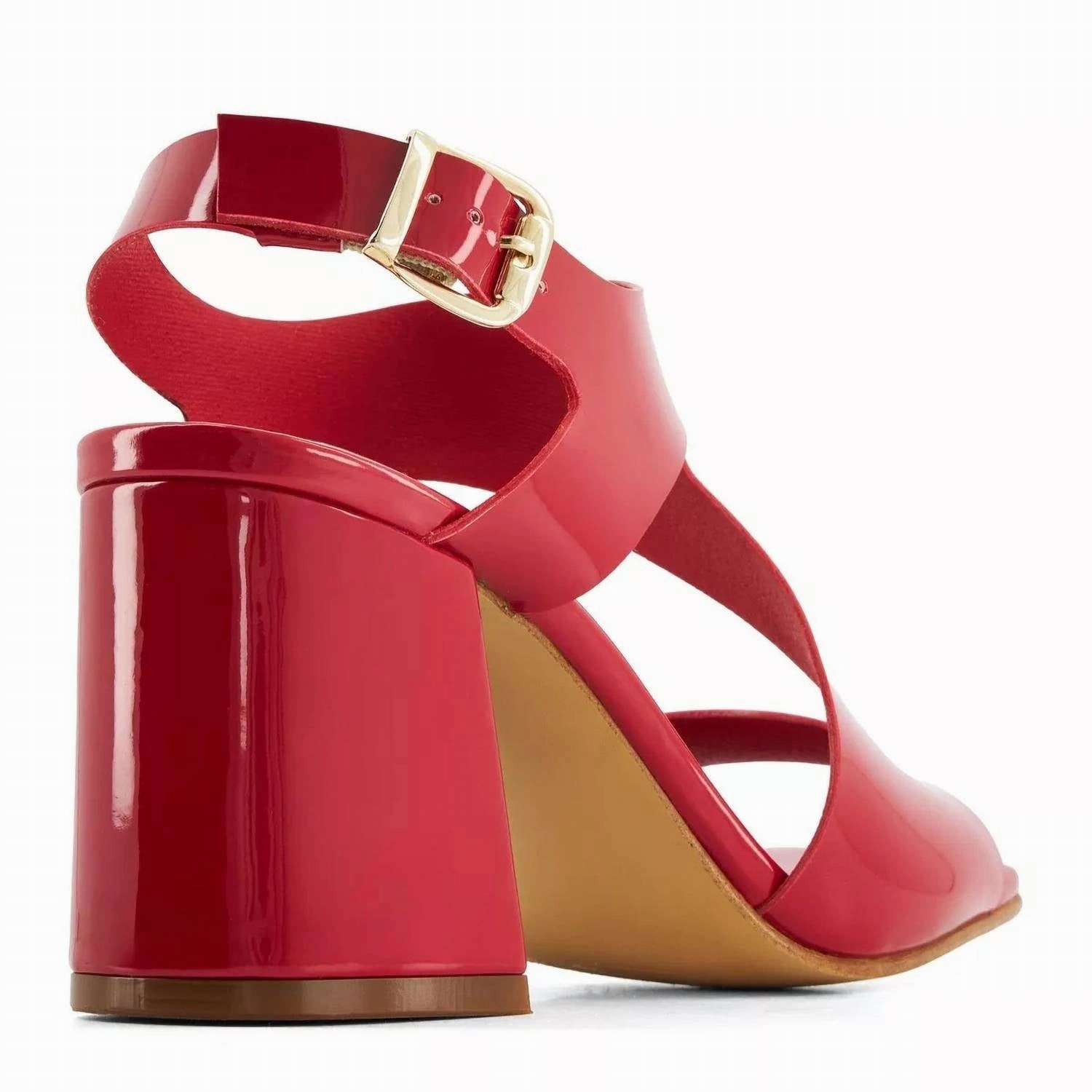 Women's Style Ankle Closure Sandals In Red