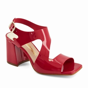 Women's Style Ankle Closure Sandals In Red