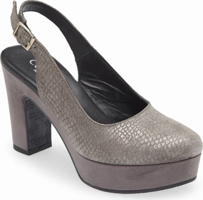 Women's Torrie Platform Slingback Pump In Harley Mink