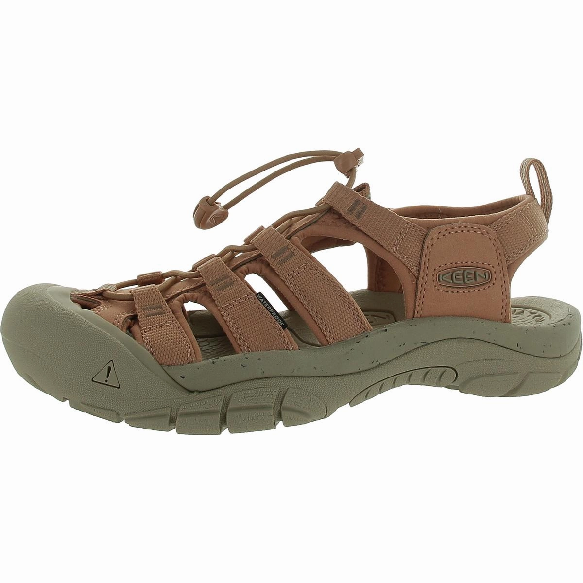 Womens Bungee Laces Slip On Slingback Sandals