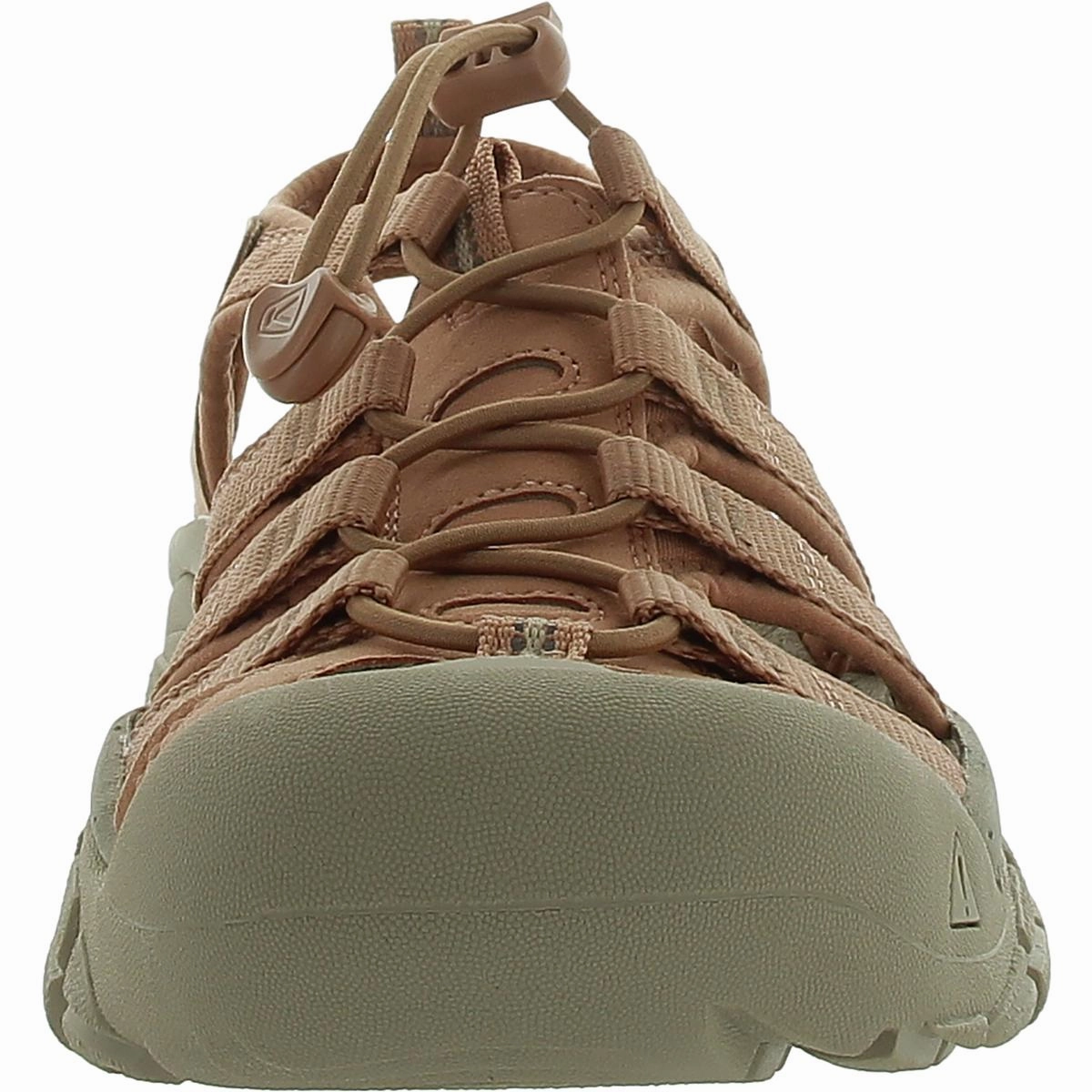 Womens Bungee Laces Slip On Slingback Sandals