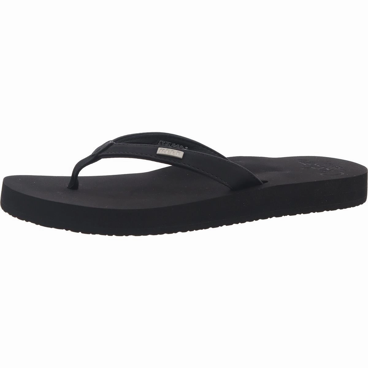 Womens Cushioned Footbed Man Made Flip-Flops