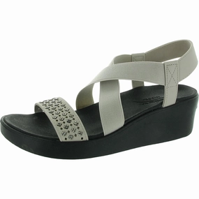 Womens Embellished Ankle Strap