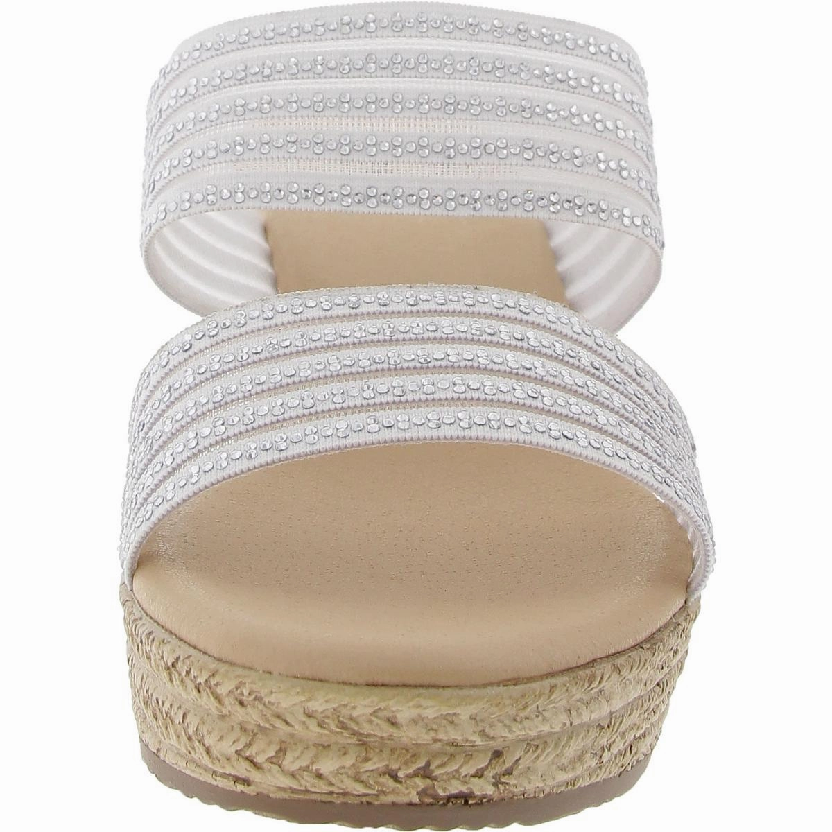 Womens Embellished Wedge Sandals
