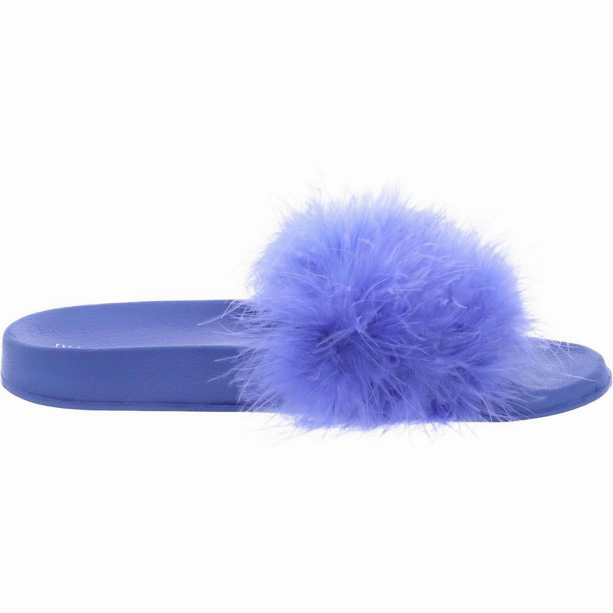 Womens Faux Fur Manmade Pool Slides