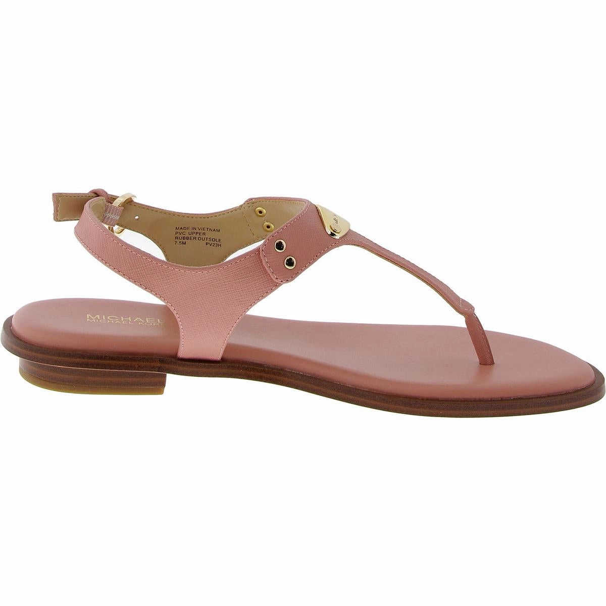 Womens Faux Leather An Slingback Sandals