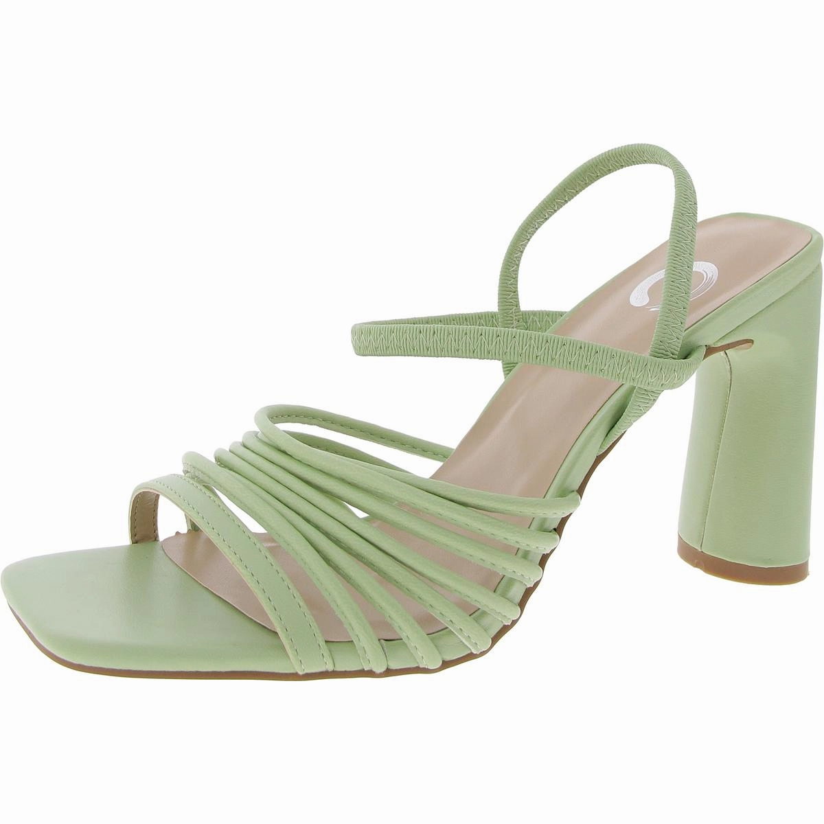 Womens Faux Leather Dressy Heels