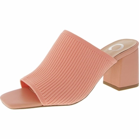 Womens Knit Manmade Mule Sandals