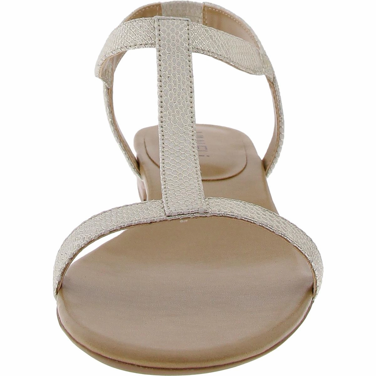 Womens Metallic Slingback Sandals