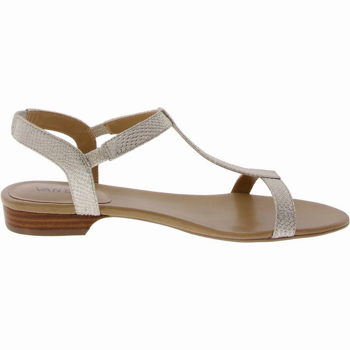 Womens Metallic Slingback Sandals