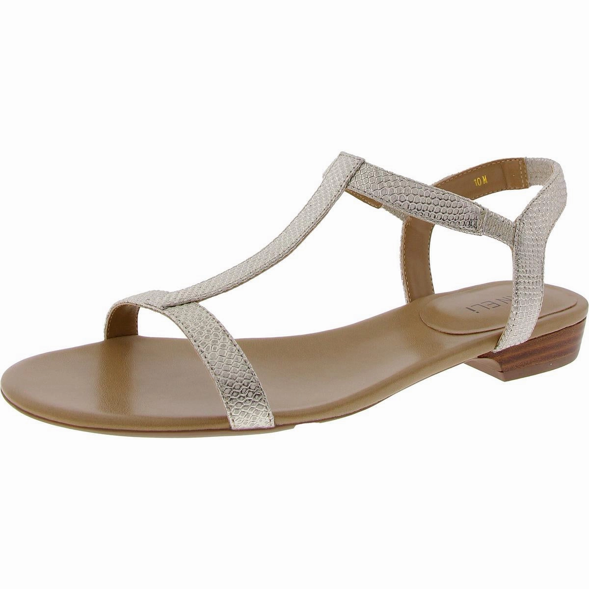 Womens Metallic Slingback Sandals
