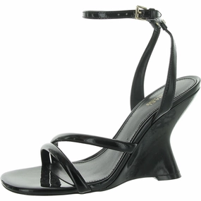 Womens Slip On Open Toe Ankle Strap