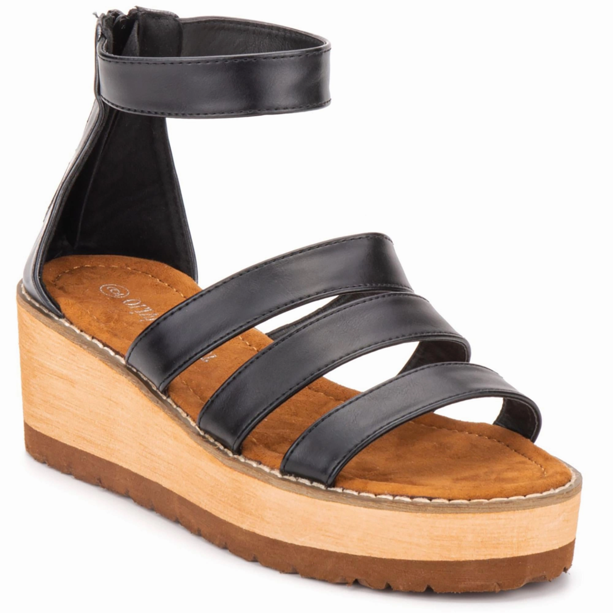 Womens Wedge Open Toe Wedge Sandals