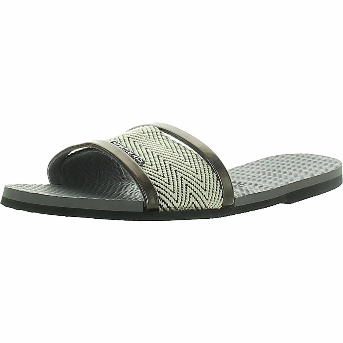 Womens Woven Flats Flatform Sandals