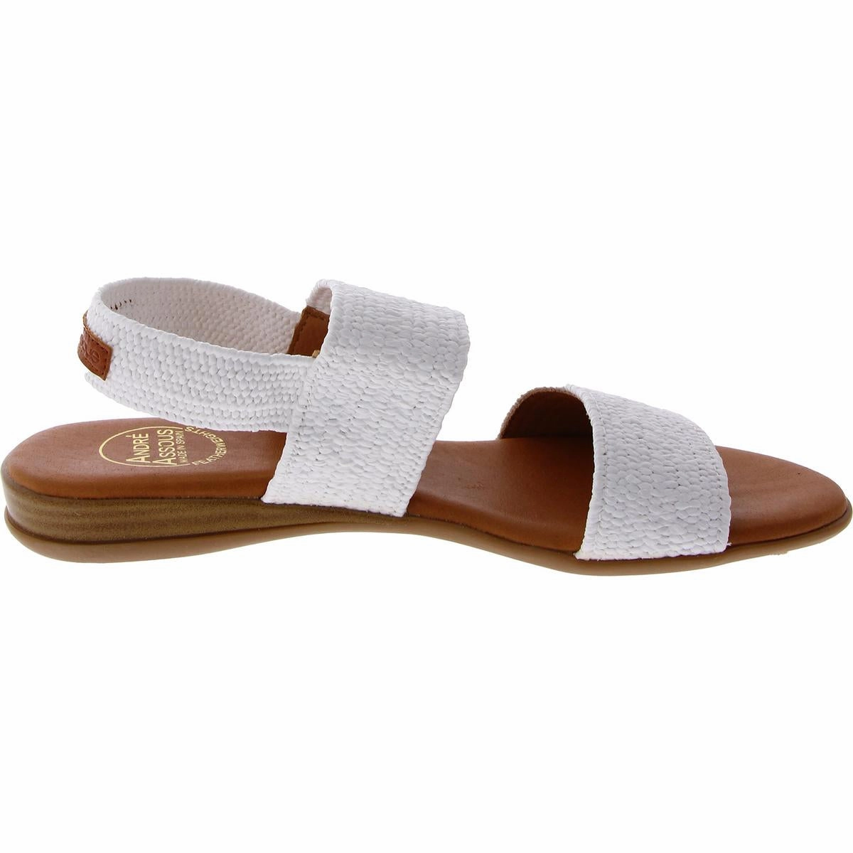 Womens Woven Slip On Slingback Sandals