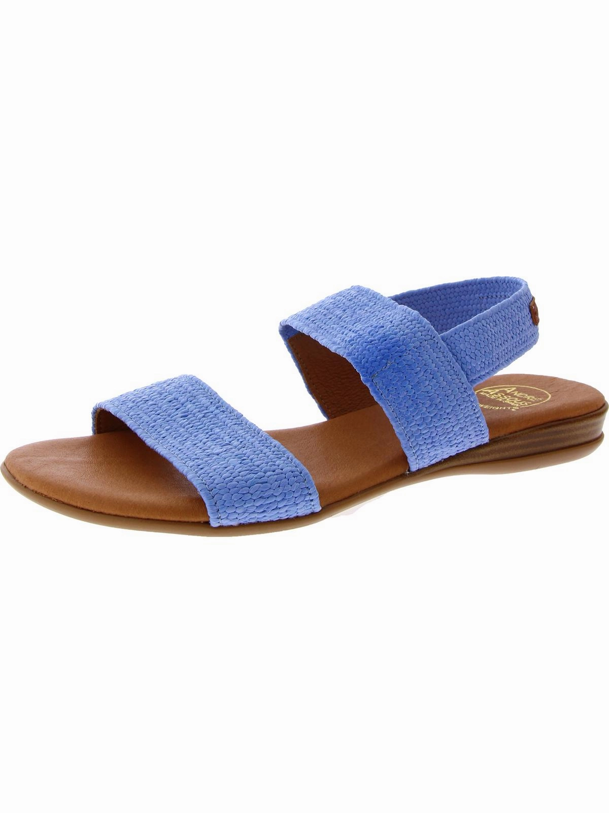 Womens Woven Slip On Slingback Sandals