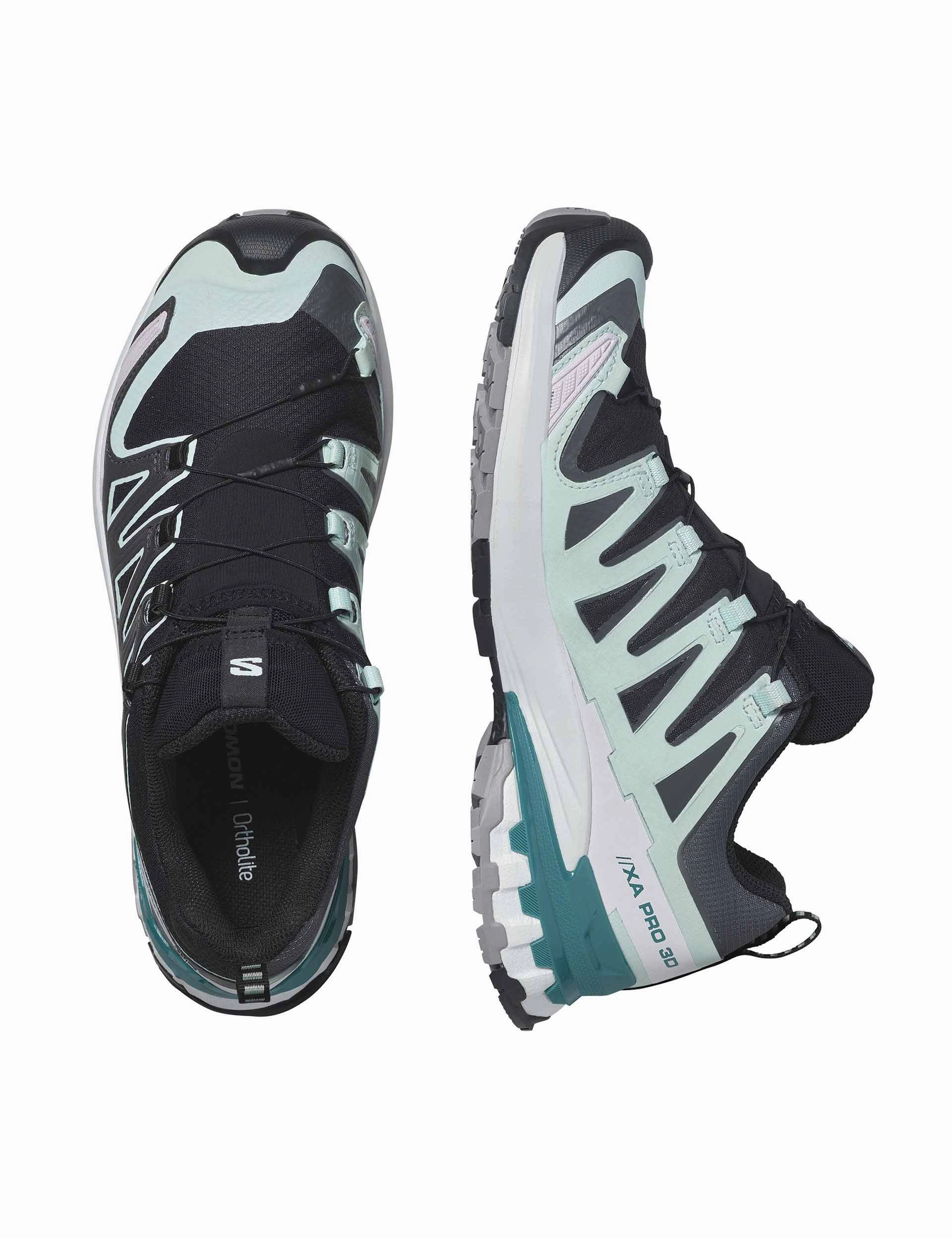 XA Pro 3D V9 Gore-Tex - Black/Bleached Aqua/Harbor Blue