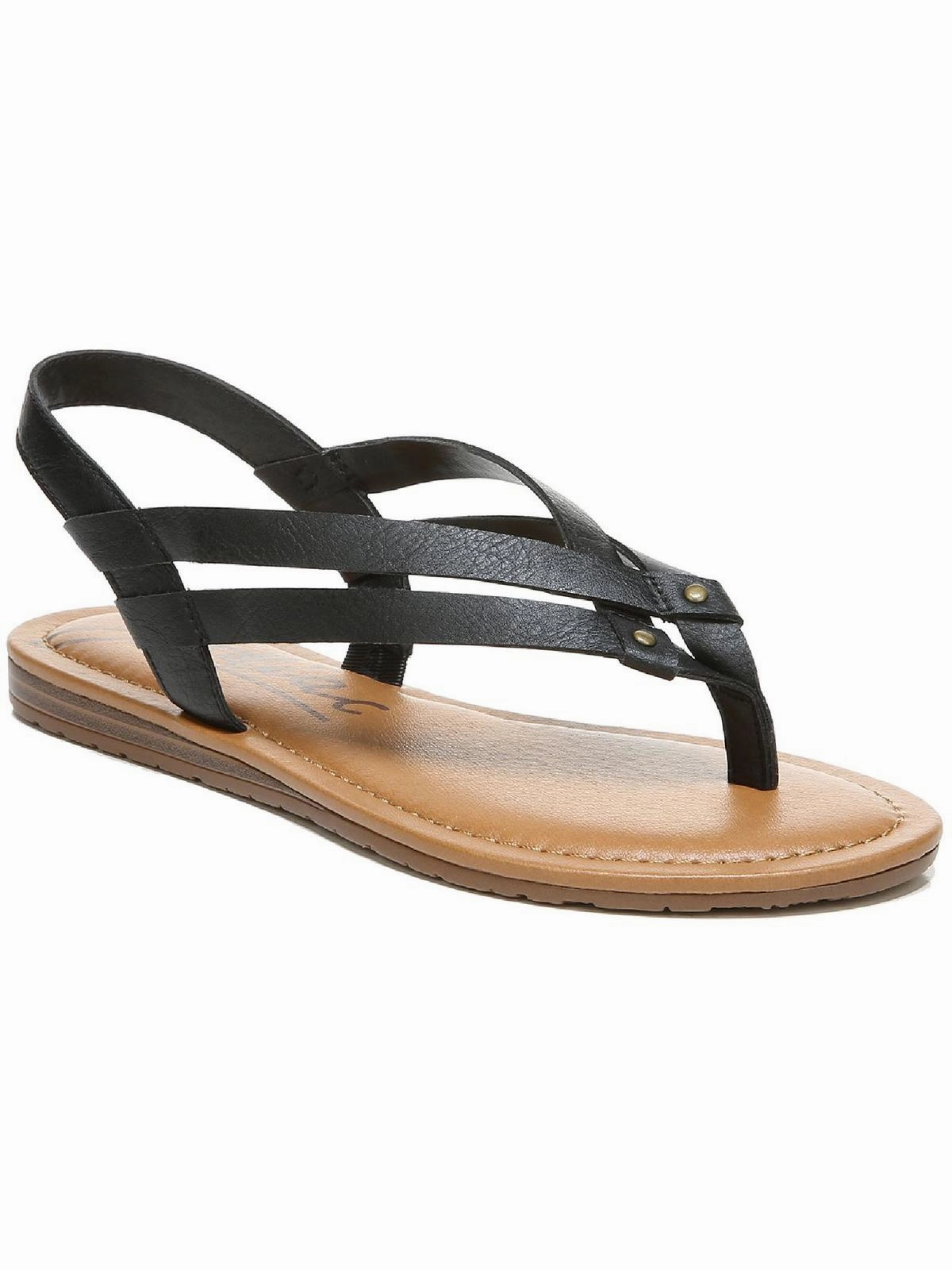 Yasmin Womens Slip On Stretch Thong Sandals