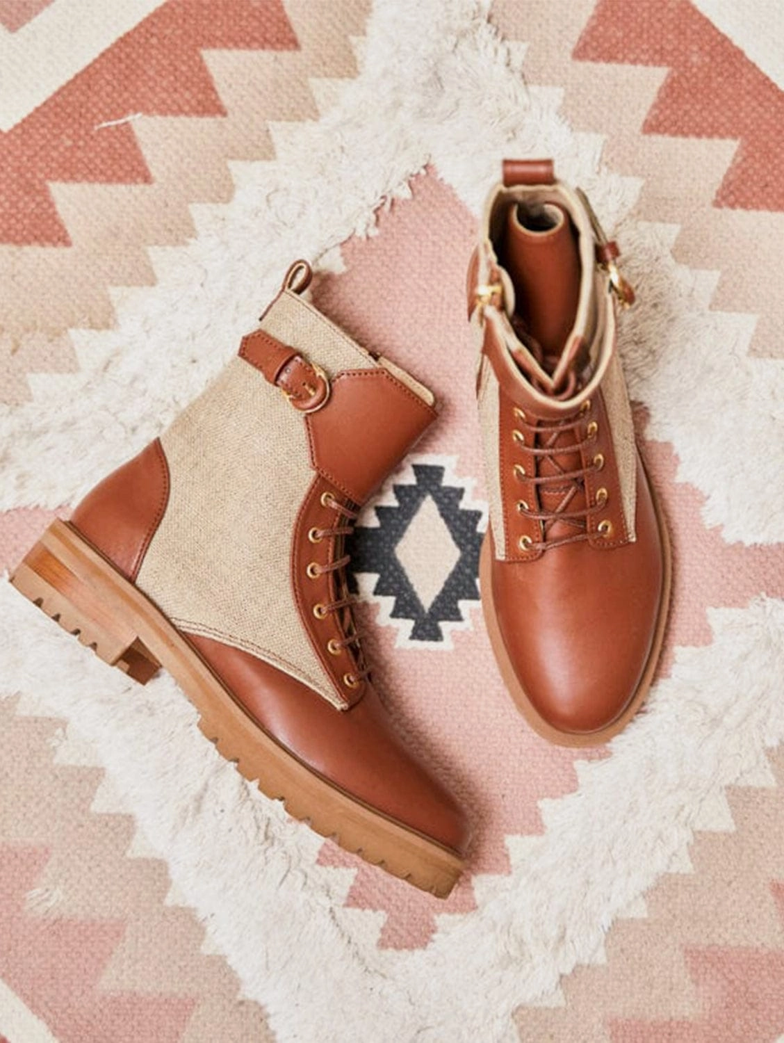 York Recycled Grain Leather Vegan Boots | Camel